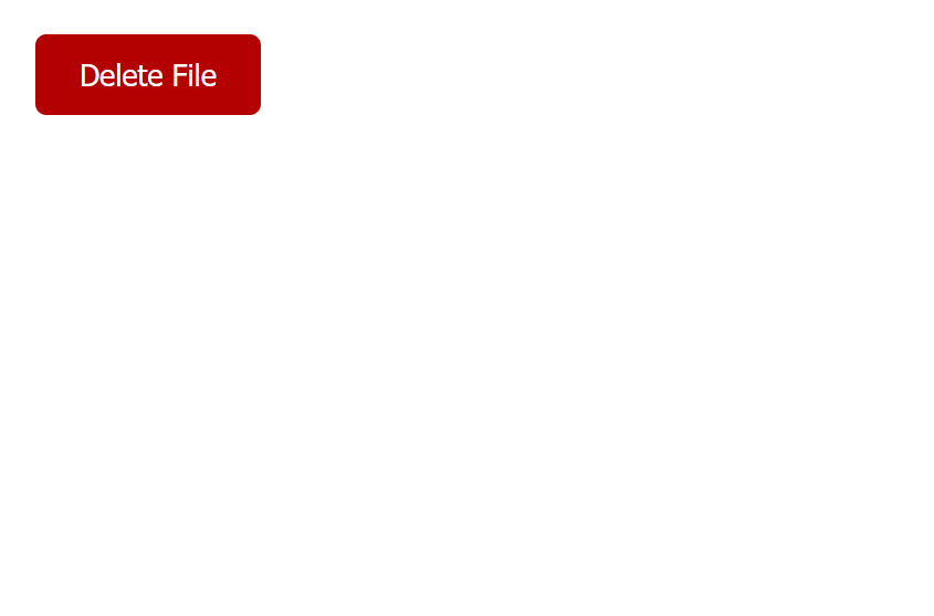 A red “Delete file” button.