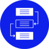 connected dialogs illustrating step 5, the plan of approach